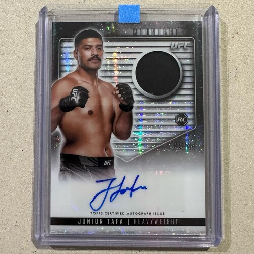 2024 Topps Midnight UFC - JUNIOR TAFA - RC Relic Patch Auto #RCA-JTA