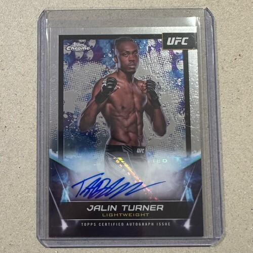 2024 Topps Chrome UFC - JALIN TURNER - Autograph #FNA-JTU