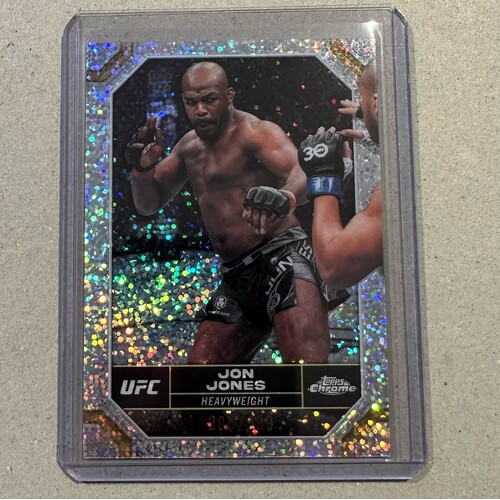 2024 Topps Chrome UFC - JON JONES - Speckle Refractor 205/299 #97