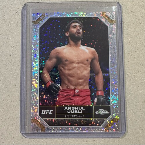 2024 Topps Chrome UFC - ANSHUL JUBLI - Speckle Refractor 017/299 #18