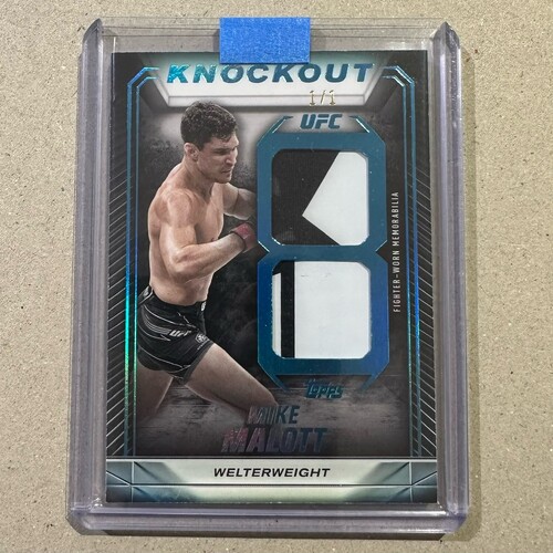 2024 Topps Knockout UFC - MIKE MALOTT - Knockout Dual Relics 1/1 card #KDR-MM