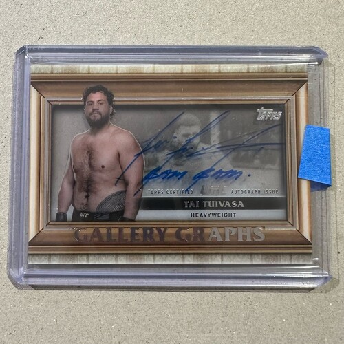 2024 Topps UFC Knockout -  TAI TUIVASA - Gallery Graphs AUTOGRAPH #GYG-TTA