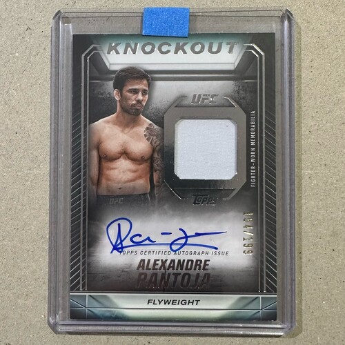 2024 Topps Knockout UFC - ALEXANDRE PANTOJA - AUTO Relic 154/199 #KAR-APA