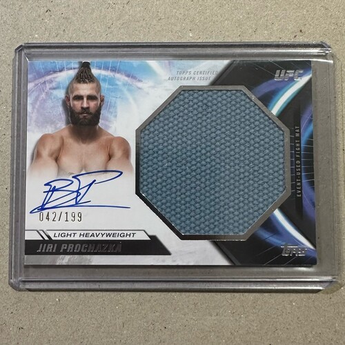 2024 Topps Knockout UFC - JIRI PROCHAZKA - Auto Jumbo Fight Mat Relic 042/199 #AJFM-JP