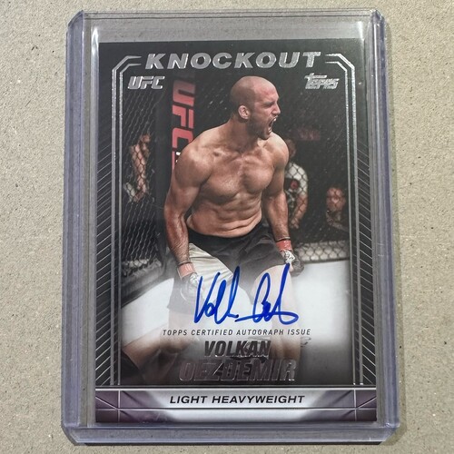 2024 Topps Knockout UFC - VOLKAN OEZDEMIR - On Card Auto #KNA-VOR