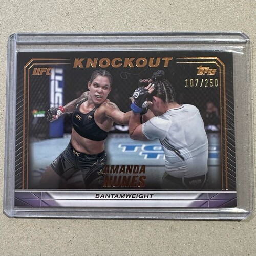 2024 Topps Knockout UFC - AMANDA NUNES - Bronze 107/250 #24