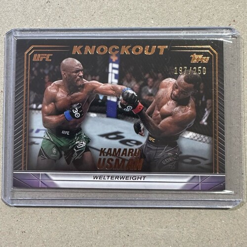 2024 Topps Knockout UFC - KAMARU USMAN - Bronze 197/250 #95