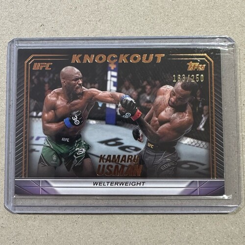 2024 Topps Knockout UFC - KAMARU USMAN - Bronze 163/250 #95