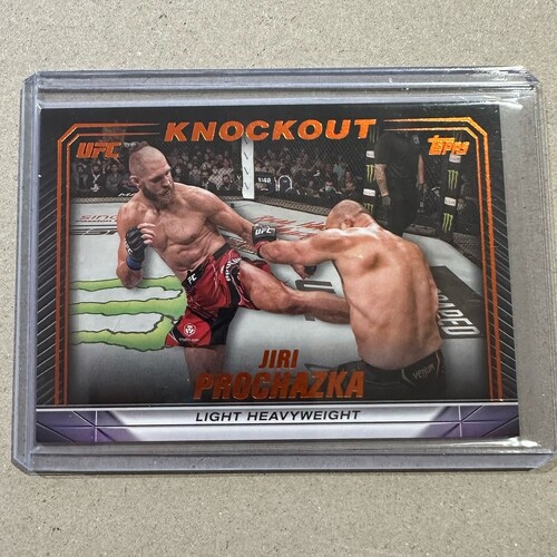 2024 Topps Knockout UFC - JIRI PROCHAZKA - Orange #42