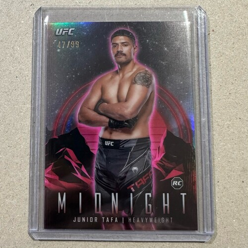 2024 Topps Midnight UFC - JUNIOR TAFA - RC TWILIGHT 47/99 #84