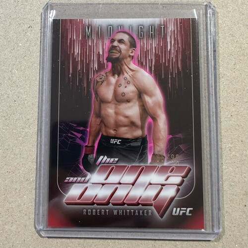 2024 Topps Midnight UFC - ROBERT WHITTAKER - The One and Only 85/99 #TO-21