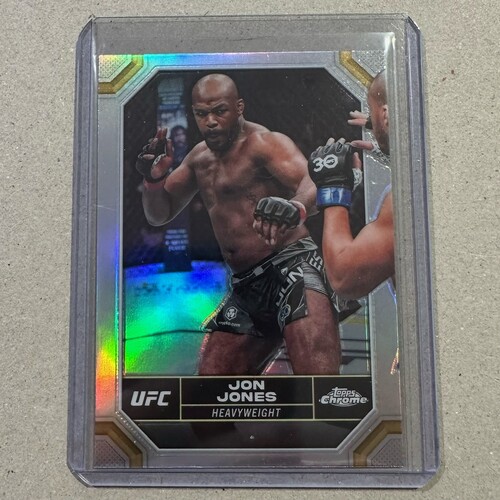 2024 Topps Chrome UFC - JON JONES Silver Refractor Card #97