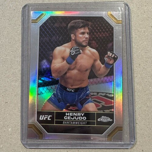 2024 Topps Chrome UFC - HENRY CEJUDO Silver Refractor Card #73