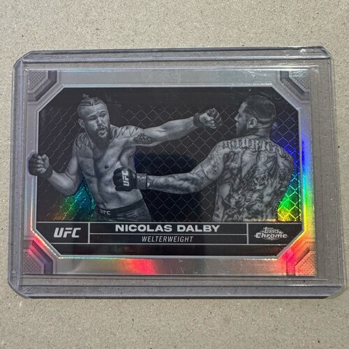 2024 Topps Chrome UFC - NICOLAS DALBY Negative Refractor #149