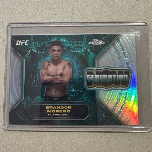 2024 Topps Chrome UFC - BRANDON MORENO - Generation Now Refractor #GNW-15