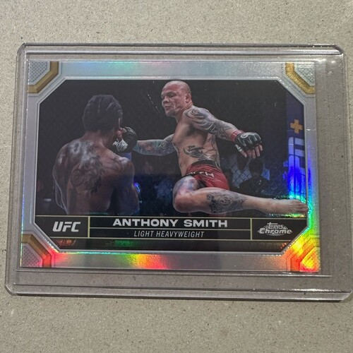 2024 Topps Chrome UFC - ANTHONY SMITH Silver Refractor Card #19