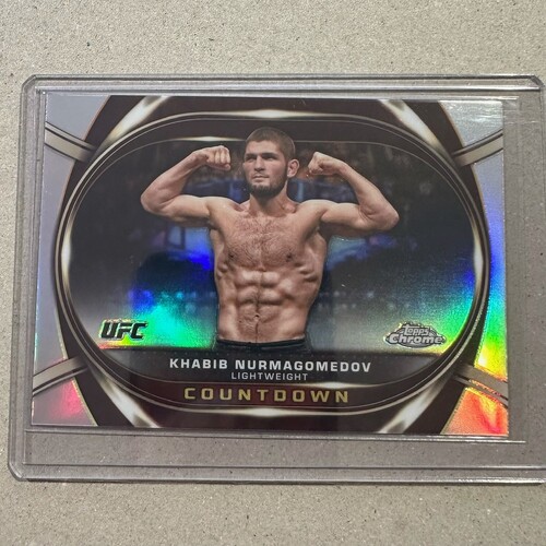 2024 Topps Chrome UFC - Khabib Nurmagomedov Countdown Silver Refractor #COU-28