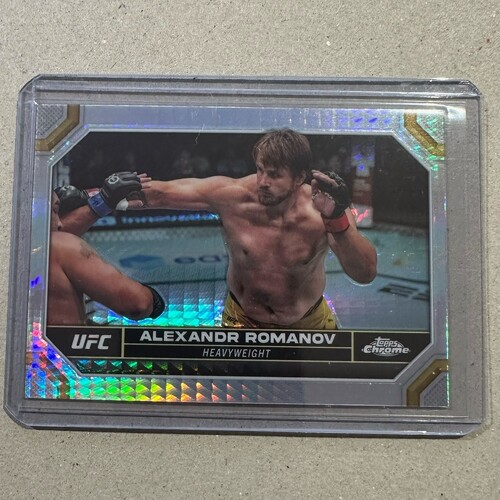 2024 TOPPS CHROME UFC - ALEXANDER ROMANOV - SILVER HYPER #9