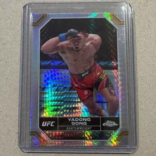 2024 TOPPS CHROME UFC - YADONG SONG - SILVER HYPER #179