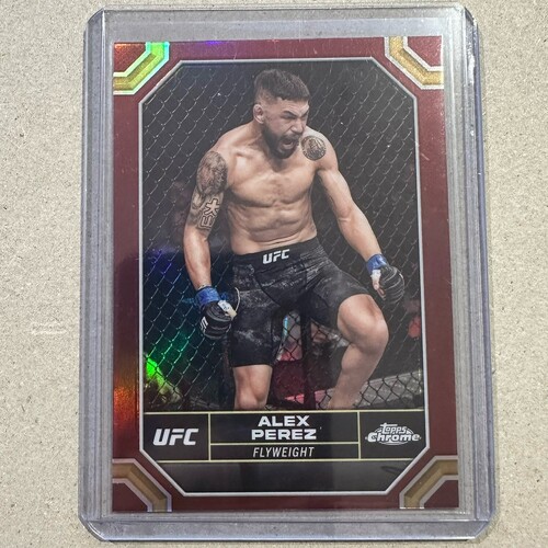 2024 Topps Chrome UFC - ALEX PEREZ - Magenta Refractor #5