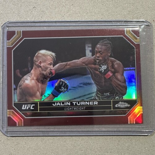 2024 Topps Chrome UFC - JALIN TURNER - Magenta Refractor #88