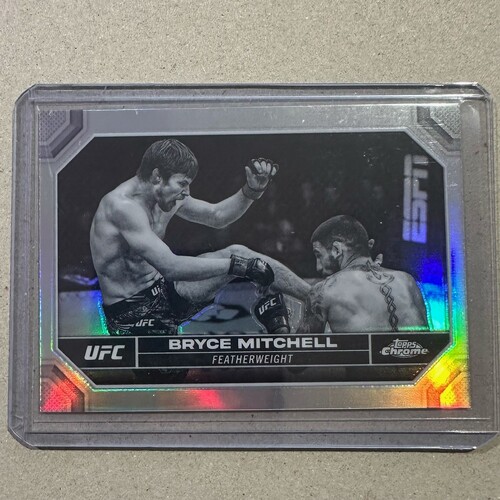 2024 Topps Chrome UFC - BRYCE MITCHELL - Negative Refractor #36