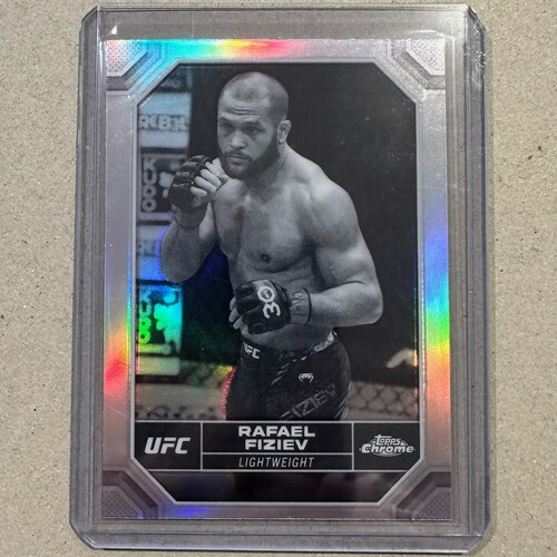 2024 Topps Chrome UFC - RAFAEL FIZIEV - Negative Refractor #159