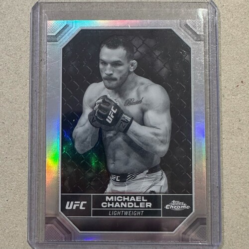 2024 Topps Chrome UFC - MICHAEL CHANDLER - Negative Refractor #136