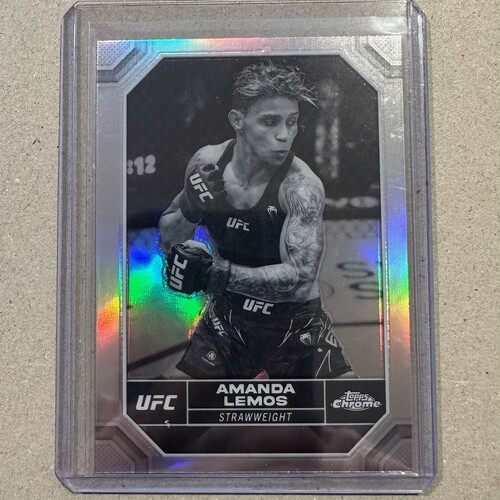 2024 Topps Chrome UFC - AMANDA LEMOS - Negative Refractor #14