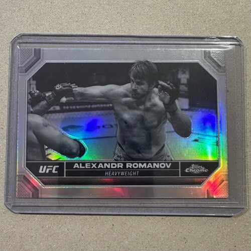 2024 Topps Chrome UFC - ALEXANDR ROMANOV - Negative Refractor #9