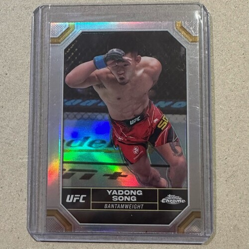 2024 Topps Chrome UFC - YADONG SONG - Silver Refractor Card #179