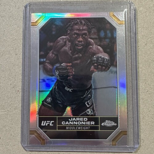 2024 Topps Chrome UFC - JARED CONNONIER - Silver Refractor Card #92