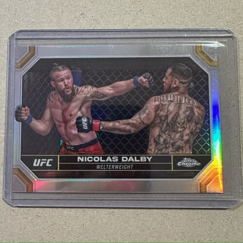 2024 Topps Chrome UFC - NICOLAS DALBY - Silver Refractor Card #149