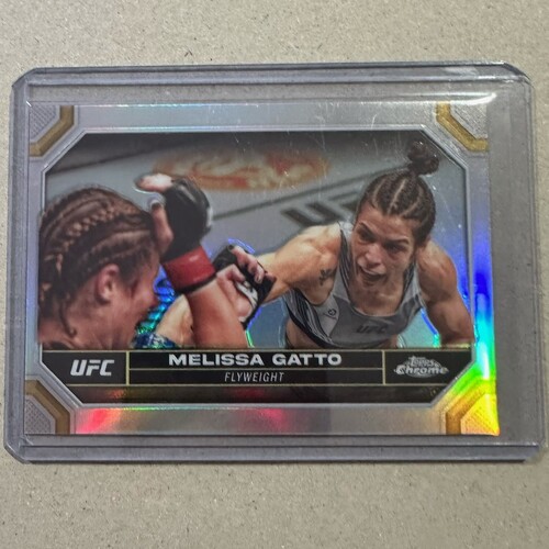 2024 Topps Chrome UFC - MELISSA GATTO - Silver Refractor Card #134