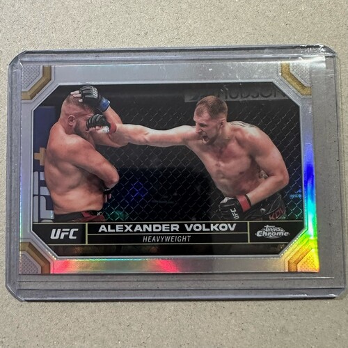 2024 Topps Chrome UFC - ALEXANDER VOLKOV - Silver Refractor Card #8