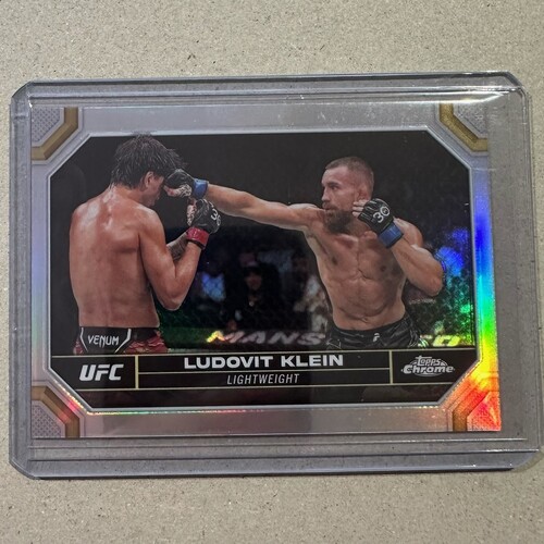 2024 Topps Chrome UFC - LUDOVIT KLEIN - Silver Refractor Card #53