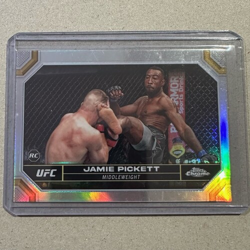 2024 Topps Chrome UFC - JAMIE PICKETT - Silver Refractor Card #34