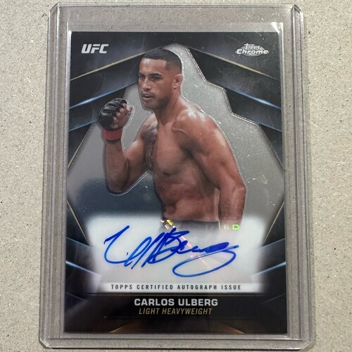 2024 Topps Chrome UFC - CARLOS ULBERG Veteran Autograph #CVA-CUL