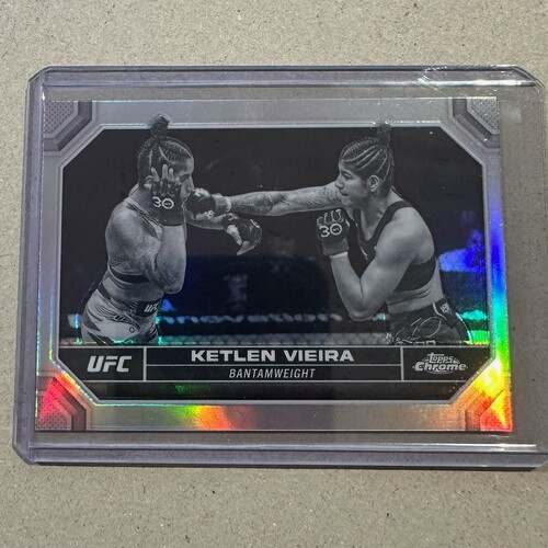 2024 Topps Chrome UFC - KETLEN VIEIRA - Negative Refractor #111