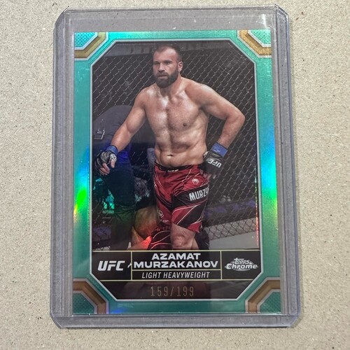 2024 Topps Chrome UFC - AZAMAT MURZAKANOV Teal Refractor 159/199 #23