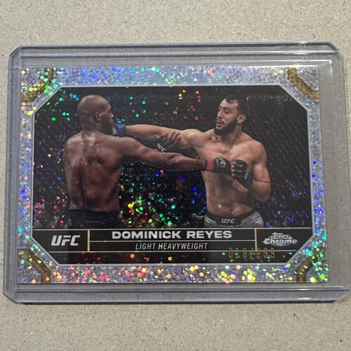 2024 Topps Chrome UFC - DOMINICK REYES - Speckle Refractor 018/299 #61