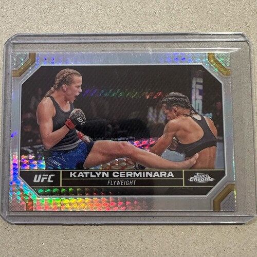 2024 TOPPS CHROME UFC - KATLYN CERMINARA - SILVER HYPER #107