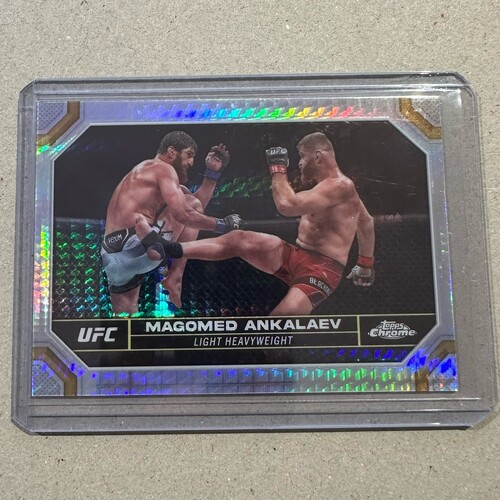 2024 TOPPS CHROME UFC - MAGOMED ANKALAEV - SILVER HYPER #118