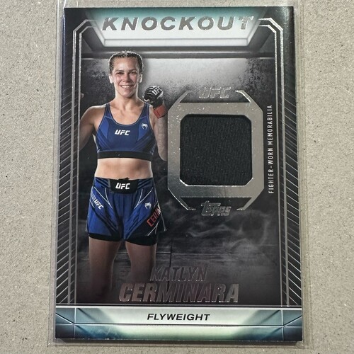 2024 Topps Knockout UFC - KATLYN CERMINARA - Patch Relic #KR-KC