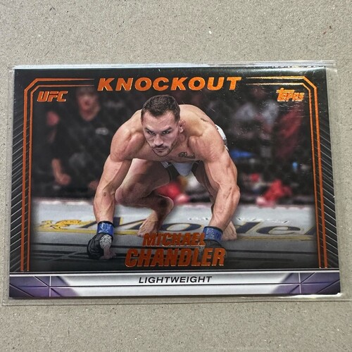 2024 Topps Knockout UFC - MICHAEL CHANDLER - Orange #49