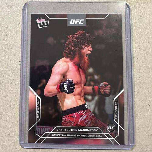 2024 UFC Topps Now - UFC 308 - Sharabutdin Magomedov RC Rookie #29