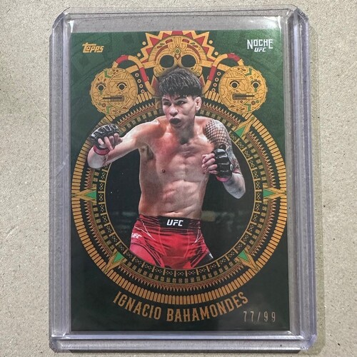 2024 Topps Noche UFC - IGNACIIO BAHAMONDES - GREEN 77/99 #12