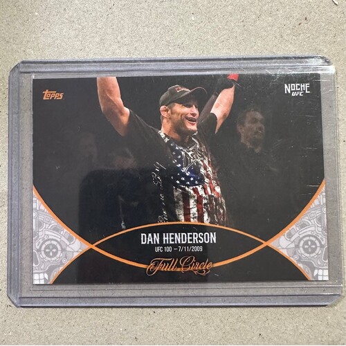 2024 Topps Noche UFC - DAN HENDERSON - FULL CIRCLE #FC-13