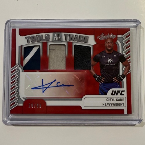 2023 Panini Chronicles UFC - CIRYL GANE Tools Of The Trade 20/99 #TT-CGN