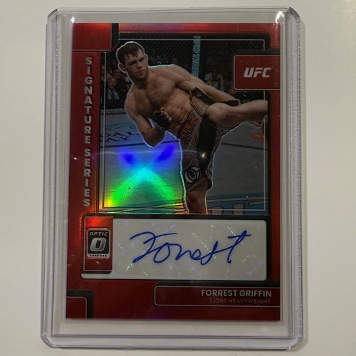 2023 Donruss Optic UFC - Forrest Griffin Signature Series RED Auto 011/199 #SS-FGF